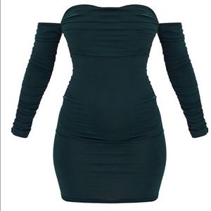 NWT Ruched bodycon dress